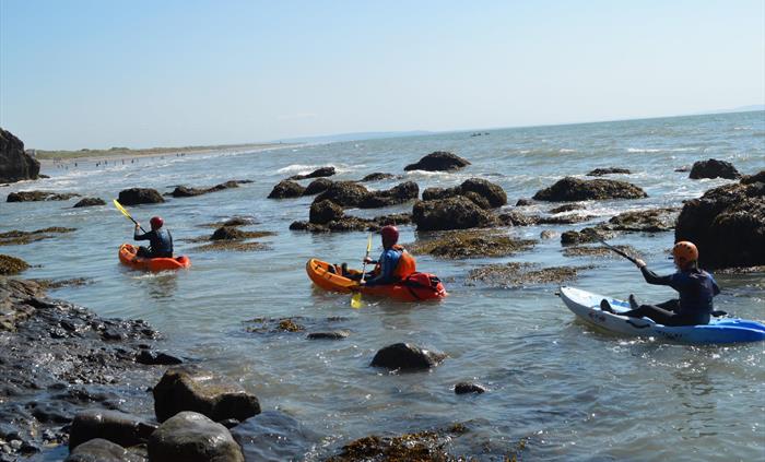 Explore the Carmarthenshire coastline on our local paddle experience